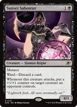 Sunset Saboteur [Edge of Eternities] Foil Near Mint - Image 1