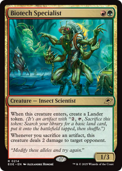 Biotech Specialist [Edge of Eternities] Foil Near Mint - Image 1