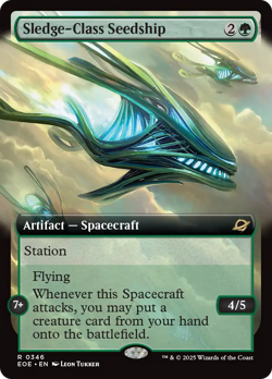 Sledge-Class Seedship (Extended Art) [Edge of Eternities] Near Mint - Image 1