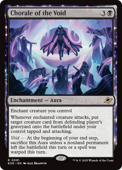 Chorale of the Void [Edge of Eternities] Foil Near Mint - Image 1