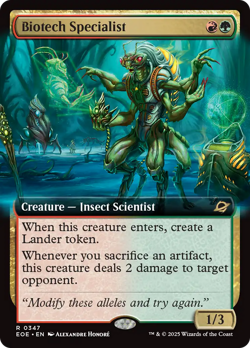 Biotech Specialist (Extended Art) [Edge of Eternities] Foil Near Mint - Image 1