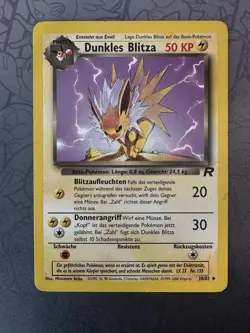 Dark Jolteon (Dunkles Blitza) Team Rocket German 38/82 (Dunkles Aquana) 45/82 - Image 1