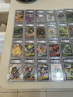 59 Card Pokemon Cgc Graded Lot ! - Image 1