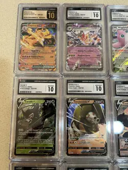 59 Card Pokemon Cgc Graded Lot ! - Image 3