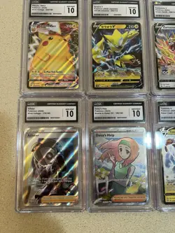 59 Card Pokemon Cgc Graded Lot ! - Image 4