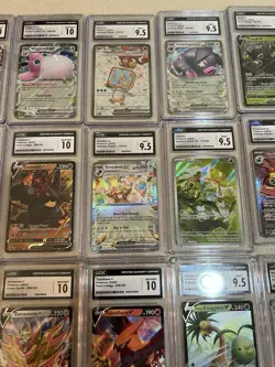 59 Card Pokemon Cgc Graded Lot ! - Image 5