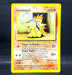 2000 POKEMON NEO GENESIS CYNDAQUIL 57/111 (MP) COMMON - Image 1