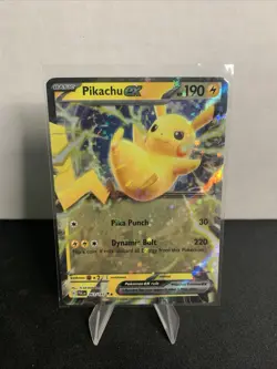 Pokemon TCG - Pikachu EX 63/193 Double Rare Holo Paldea Evolved Game Freak - Image 1