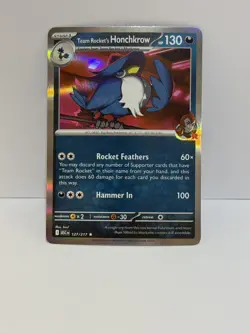 Pokemon TCG - Ascended Heroes - (Holo Rare) - Team Rocket's Honchkrow - 127/217 - Image 1
