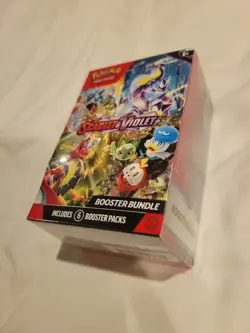 Pokemon TCG : Scarlet And Violet Booster Bundle 6 Booster Packs SEALED ORIGINAL - Image 1