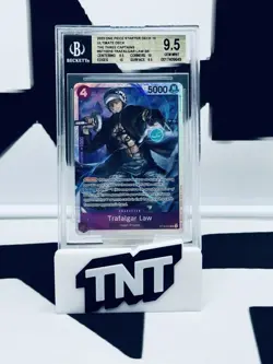 2023 One Piece Starter Deck 10 The Three Captains Trafalgar Law SR BGS 9.5 - Image 1