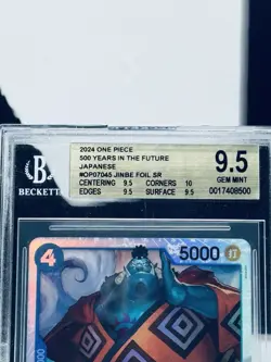 2024 One Piece 500 Years In The Future Japanese Jinbe Foil SR BGS 9.5 - Image 2