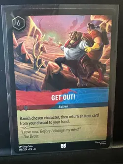 Disney Lorcana: Reign of Jafar - COLD FOIL Get Out! - 148/204 - Image 1