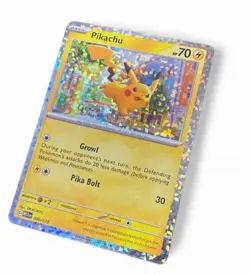 McDonald’s 2023 Match Battle Holo Pikachu 006/015 Pokemon Card LP - Image 2