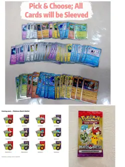 McDonald's Pokemon Match Battle Cards 2023 - HOLOS & NON-HOLOS - Pick & Choose - Image 1