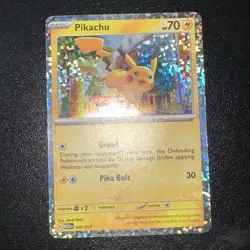 Pikachu 006/015 - Holo - McDonald’s 2023 Pokemon Card NM - Image 1