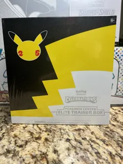 Pokemon Center Celebrations Trading Card Game Elite Trainer Box, Sealed - Image 1