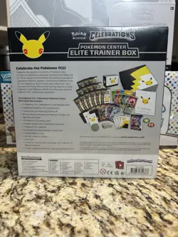 Pokemon Center Celebrations Trading Card Game Elite Trainer Box, Sealed - Image 3