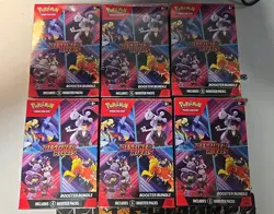 X6 Pokemon Scarlet & Violet Destined Rivals Booster Bundle Box X6 Sealed - Image 1