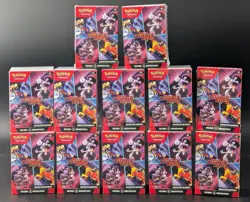Lot of (12) Pokemon Scarlet & Violet Destined Rivals Booster Bundle Box Sealed - Image 1