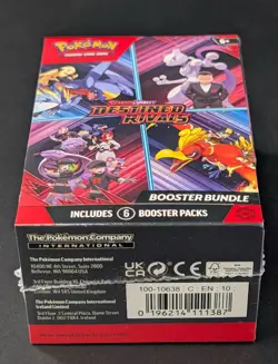 Lot of (12) Pokemon Scarlet & Violet Destined Rivals Booster Bundle Box Sealed - Image 4