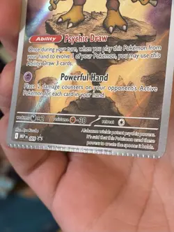 *CRIMP ERROR* Alakazam Mega Evolution ETB Promo Pokemon Card - Image 2