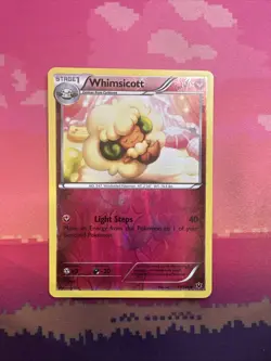 Pokemon Card Whimsicott Fates Collide Reverse Holo 71/124 Near Mint - Image 1