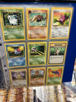Vintage Pokemon Cards Damaged/Highly Played W. Rare Holos & Non Holos 52 Cards - Image 3