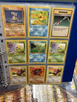 Vintage Pokemon Cards Damaged/Highly Played W. Rare Holos & Non Holos 52 Cards - Image 5