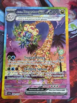 SV08: Surging Sparks Alolan Exeggutor ex #242/191 Pokemon Card - Image 1