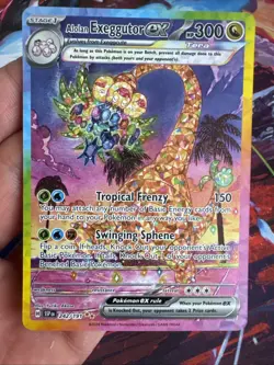 SV08: Surging Sparks Alolan Exeggutor ex #242/191 Pokemon Card - Image 4