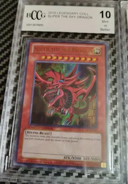 Yugioh BCCG Lot Egyptian God Cards Slifer, Wing Dragon Ra Obelisk the Tormentor - Image 2