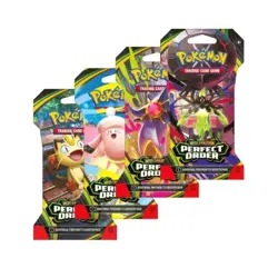 Mega Evolution Perfect Order Sleeved Booster Pack(10 Cards)-English-PRE-SALE - Image 1