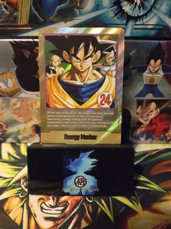 Energy Marker E-78 SB02 Gold Goku dragon Ball Super Card Game - Image 1