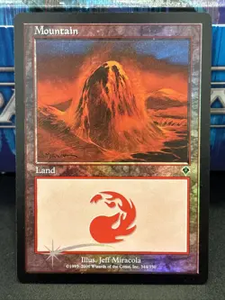 Invasion MTG FOIL Mountain (#344) Magic NM UP - Image 1