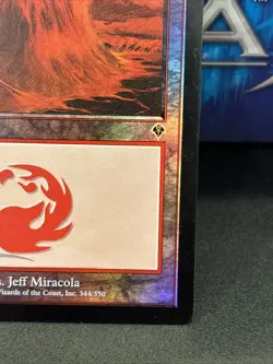 Invasion MTG FOIL Mountain (#344) Magic NM UP - Image 5