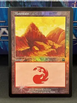 Magic the Gathering MTG: Mountain FOIL 345 Mercadian Masques NM UP - Image 1