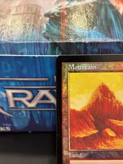 Magic the Gathering MTG: Mountain FOIL 345 Mercadian Masques NM UP - Image 2