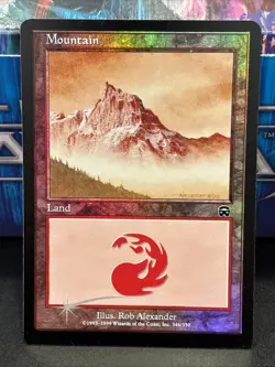 Mountain (346) FOIL Mercadian Masques Basic Land MAGIC MTG UP NM - Image 1