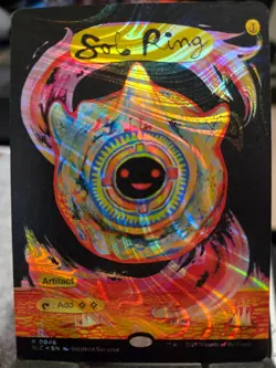 Sol Ring (0046) (Halo Foil) Secret Lair Countdown Kit: An Encyclopedia Of Magic - Image 1