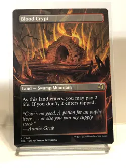 Blood Crypt (Non-foil) [Borderless] Lorwyn Eclipsed 0349 Rare MTG - Image 2