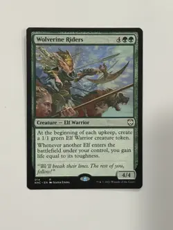 Wolverine Riders Commander: Kaldheim Regular NM Free Ship - Image 1