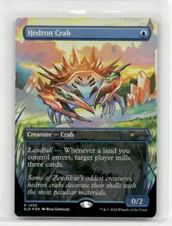 Near Mint or Better Hedron Crab (Rainbow Foil) #1430 W/Tracking - Image 1