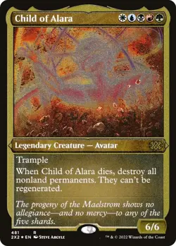 Foil Child of Alara (Foil Etched) Double Masters 2022 LP 481 - Image 1