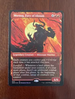 MTG Moraug, Fury of Akoum (Showcase Foil) Zendikar Rising #300 - Image 1