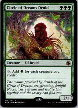 Circle of Dreams Druid R Adventures in the Forgotten Realms 176 NM Normal - Image 1