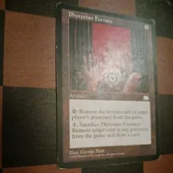 Mtg Phyrexian Furnace HP/MP Weatherlight Magic Artifact Card - Image 2
