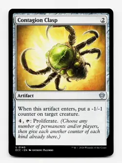 Contagion Clasp [Commander: Lorwyn Eclipsed] Magic - MTG NM - Image 1