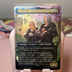 Emet-Selch of the Third Seat (Borderless) (Chocobo Track Foil) Commander: Final - Image 1