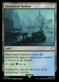 MTG Hinterland Harbor - Foil, Fallout, Lightly Played, English - Image 1